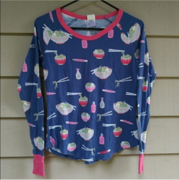MUNKI MUNKI NOODLE BOWL PAJAMA TOP SMALL - Picture 7 of 8